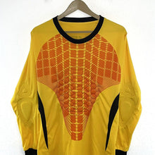 Men's Soccer Goalie Jersey 1 Axel Padded Chest Elbows Lightweight Yellow Size M