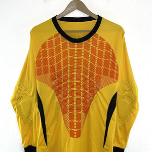 Men's Soccer Goalie Jersey 1 Axel Padded Chest Elbows Lightweight Yellow Size M