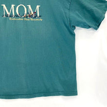 Top Threads Women's T Shirt Mom Stitching Flower Garden Vtg USA Green Size XL