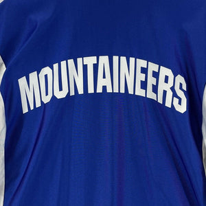 Nike Mens Basketball Jersey Rogers Mountaineers Team Sport Made USA Blue Size XL