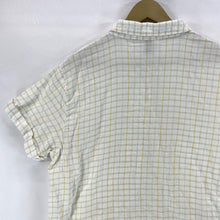 Universal Thread Women's Button Blouse Picnic Plaid Blue Yellow White Size XL