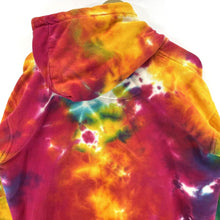 Retro Vision Women's Tie Dye Hoodie Fudge Smiley Face Mackinac Island Size S