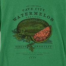 Jerzees Men's T Shirt Cave City Watermelon Fest Arkansas Souvenir Green Size M