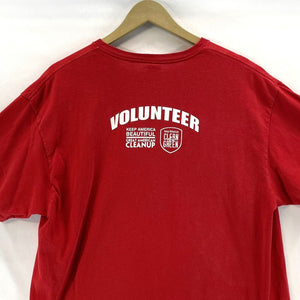 Environmental Volunteer Tee Red XL