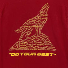 Gildan Men's T Shirt Do Your Best Arrow Life Boy Scout Red Size Youth L Adult S