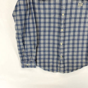 Ralph Lauren Denim & Supply Men's Button Up Shirt Plaid Flannel Blue Size M