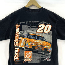 Chase Authentics Men's T Shirt Nascar Racing 20 Tony Stewart Vtg Black Size M