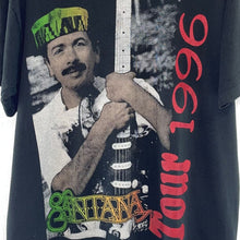 Screen Stars 1996 Tour Santana Tee Shirt Single Stitch Made in USA Size XL