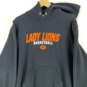 Russell Athletic Men's Sweater Hoodie Lady Lions Basketball Sports Black Size L