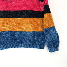 Playful Color Knit Sweater Deep Sugar S