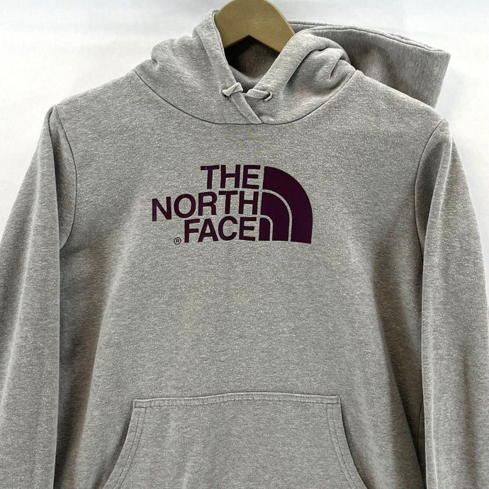 The North Face Women's Hoodie Fleece Sweater Outdoor Purple Gray Size M