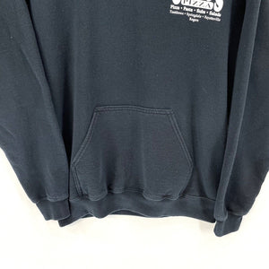 Gildan Men's Graphic Hoodie Guido's Pizza NWA Souvenir Heavy Blend Black Size S