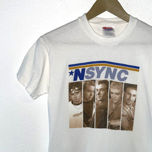 Hanes 1999 NSYNC T Shirt self-titled debut album Size Youth L Fit Adult S