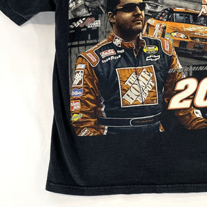 Chase Authentics Men's T Shirt Nascar Racing 20 Tony Stewart Vtg Black Size M