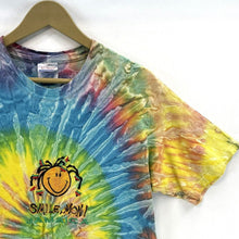 Hanes Men's Tie Dye T Shirt Smile Moni Jamaica Hippie Dreads Souvenir Size M