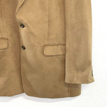 Lauren Ralph Lauren Men's Blazer Two Button Suede Like Pockets Tan Size 42L