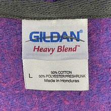 Gildan Men's Full Zip Hoodie BIG Electric Pryor OK Workwear Purple Size L