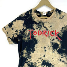 Gildan Men's Graphic T Shirt Todrick Pop Rap Distressed Bleach Dye Black Size L