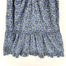 Universal Thread Women's Flowy Dress Floral Ruffle Criss Cross Blue Size XS