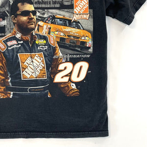 Chase Authentics Men's T Shirt Nascar Racing 20 Tony Stewart Vtg Black Size M