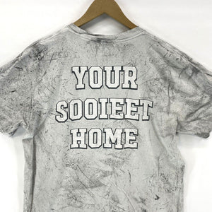 Comfort Colors Men's T Shirt Marshal Your Sooieet Home Tie Dye Gray Size L