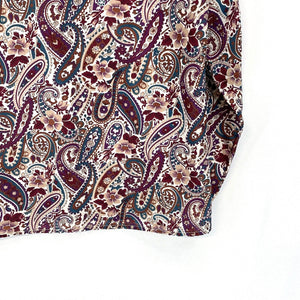 Light Purple Paisley Shirt Women S