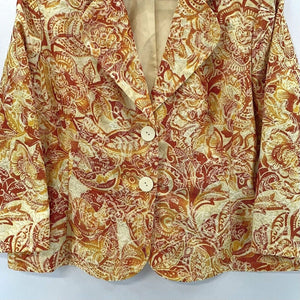 Elegant Floral Jacket Coldwater Creek XL