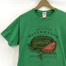 Jerzees Men's T Shirt Cave City Watermelon Fest Arkansas Souvenir Green Size M