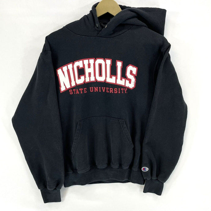 Champion Men's Nicholls State University Hoodie Black Size S