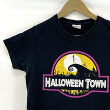 Gildan Women's Graphic T Shirt Halloween Town Disney TV Movie Black Size S