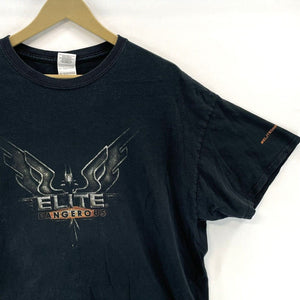 Gildan Men's T Shirt Elite Dangerous Video Game Eurogamer14 Black Size XL