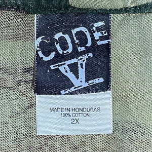 Code5 Military Design T Shirt Camo 2XL