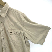 XL Size Beige Workwear Shirt