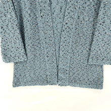 Christopher & Banks Women's Knit Sweater Cozy Open Cardigan Blue Size S