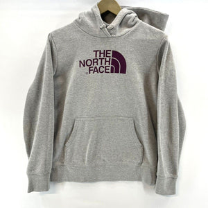 The North Face Women's Hoodie Fleece Sweater Outdoor Purple Gray Size M