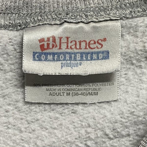 Hanes Men's Graphic Sweatshirt Monitor Mallards Souvenir Cozy Vtg Gray Size M