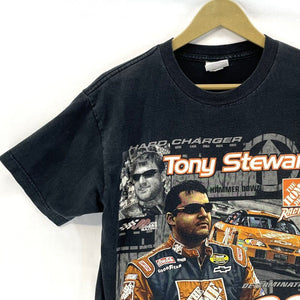 Chase Authentics Men's T Shirt Nascar Racing 20 Tony Stewart Vtg Black Size M