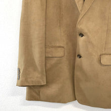 Lauren Ralph Lauren Men's Blazer Two Button Suede Like Pockets Tan Size 42L