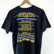 Screen Stars Vtg 1976 Boston T Shirt UFO Debut Album Made in USA Black Size XL