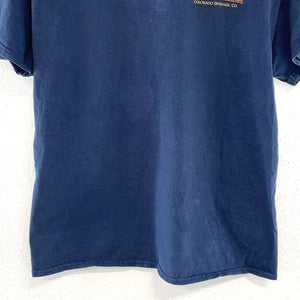 Gildan Men's Graphic T Shirt Sunbird Mountain Grill Colorado Springs Blue Size L