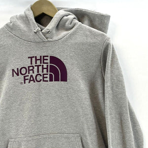 The North Face Women's Hoodie Fleece Sweater Outdoor Purple Gray Size M