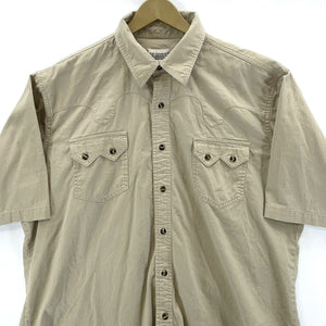 Men's Khaki Beige Shirt Size XL