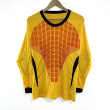 Men's Soccer Goalie Jersey 1 Axel Padded Chest Elbows Lightweight Yellow Size M