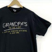 Worlds Greatest Dad Men's T Shirt Grandpa To Do List Funny Souvenir Black Size L