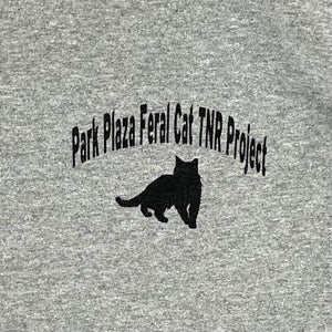 Gildan Women's T Shirt Feral Cat Project Keep Calm Trap On Souvenir Gray Size L