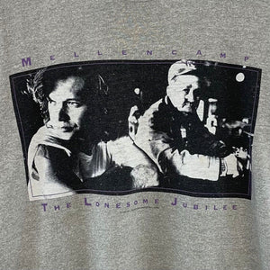 Screen Stars 1987 John Mellencamp Tee Single Stich Made in USA Size L, Fit M