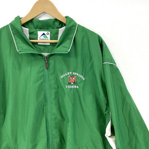 Agusta Sportswear Men's Windbreaker Valley Springs Tiger Sports Green Size 2XL