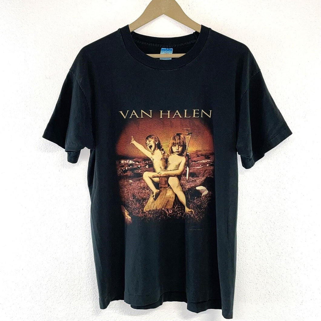 Fruit Of The Loom Vtg Van Halen T Shirt 1995 Balance Tour Made in USA Black Size