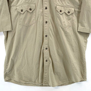 Casual Khaki Shirt Men XL