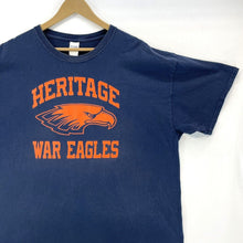 Gildan Men's Graphic T Shirt Heritage War Eagles Sports Navy Blue Size 2XL